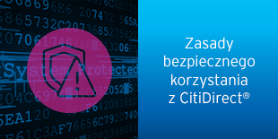 Zasady bezpiecznego korzystania z CitiDirect®